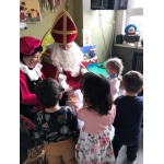 K1 Sint en Piet op bezoek in de klas